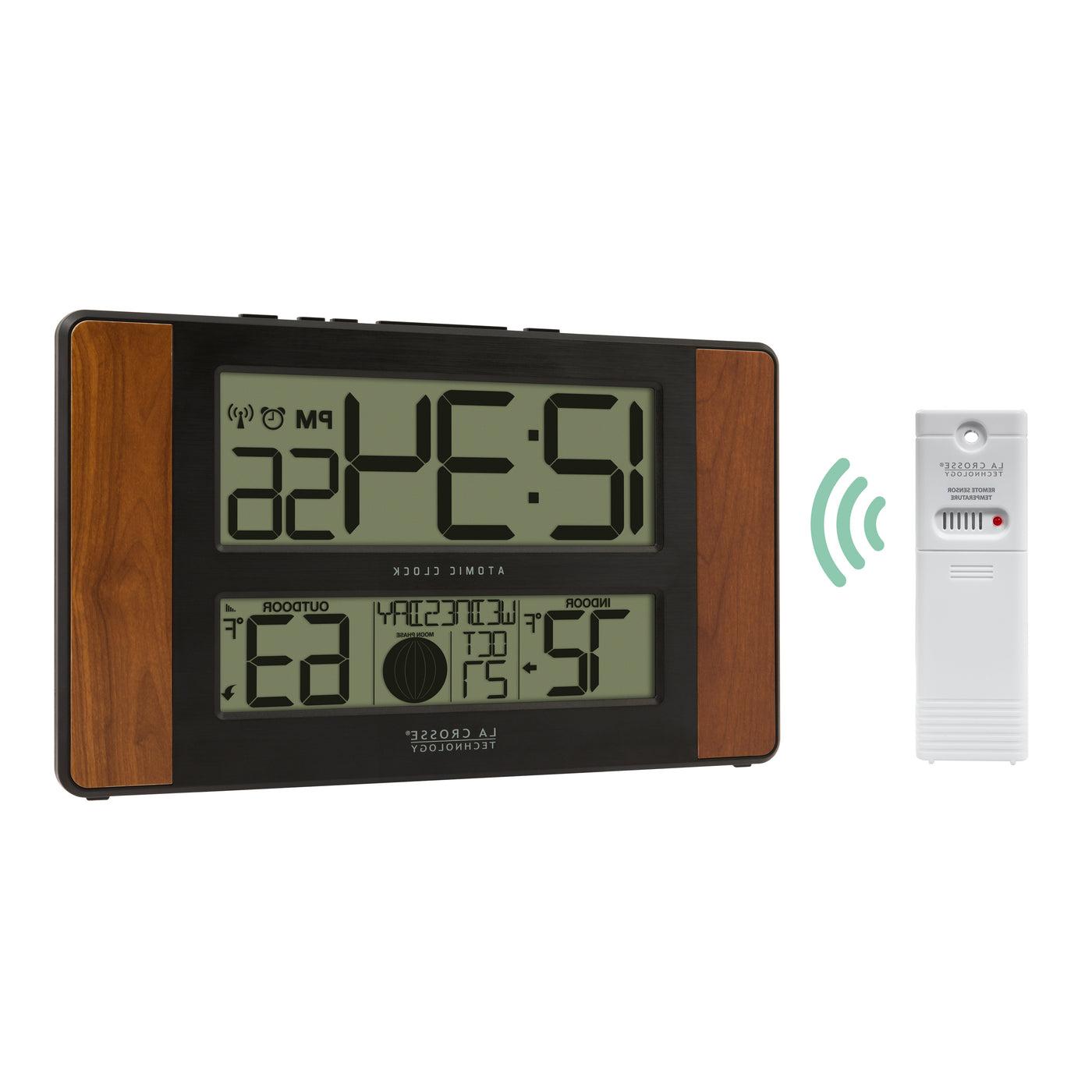 513-1417CH Atomic Digital Wall Clock